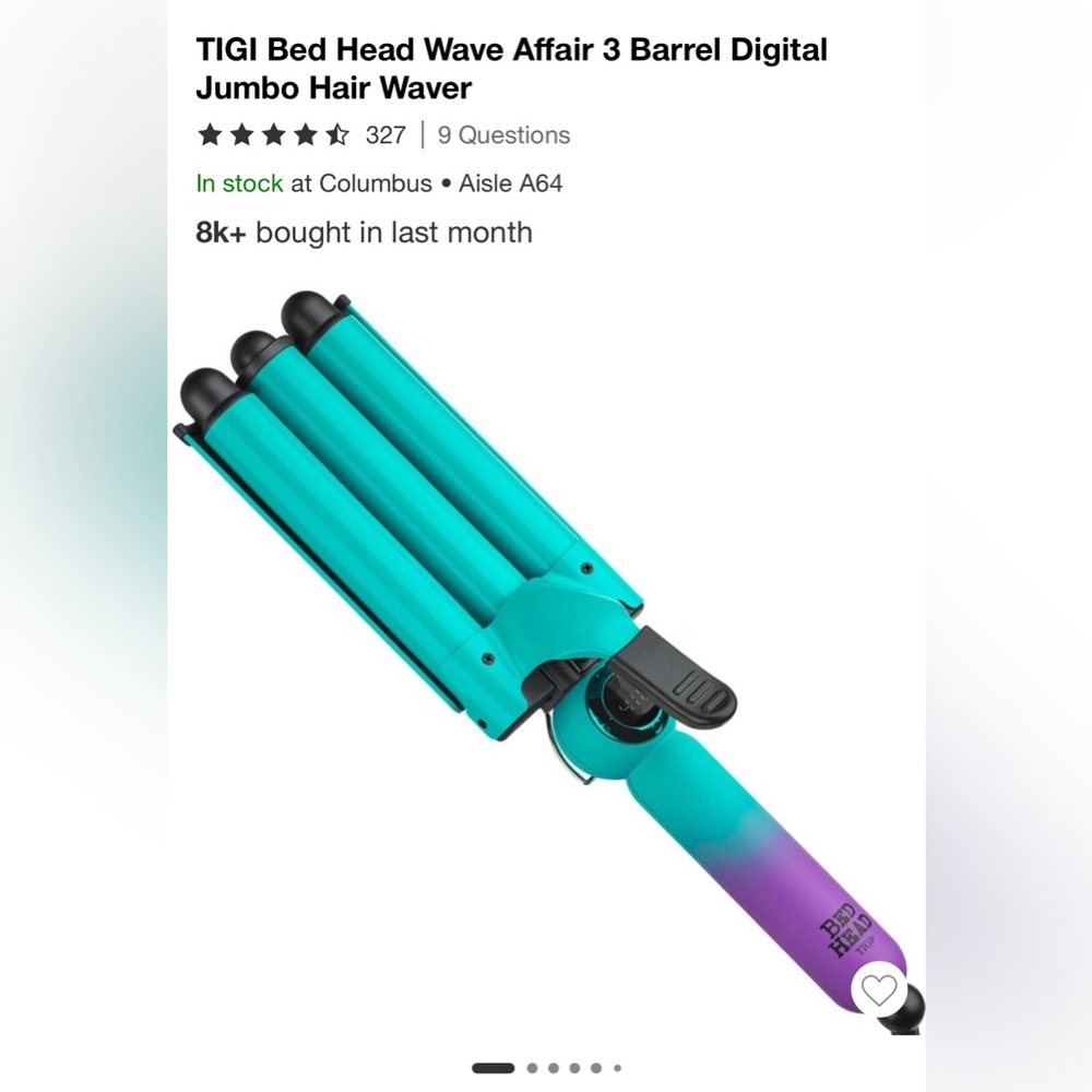 Bed Head Teal and Purple Hair Waver